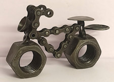 Vintage Style Metal Motorbike