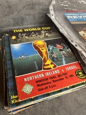 Large selection of various vintage football programmes - Approx 50