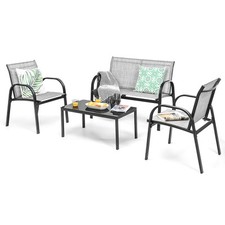 4 Pieces Patio Furniture Set