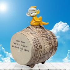 Vintage Whiteway's Cyder Royal Stoneware Keg Devon Vintage Cider Pixie Stopper