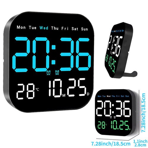 Led large digital wall clock - large,