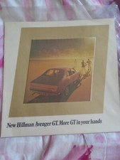 Hillman Avenger GT brochure