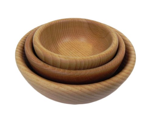 Solid bowl wooden bowls - solid,