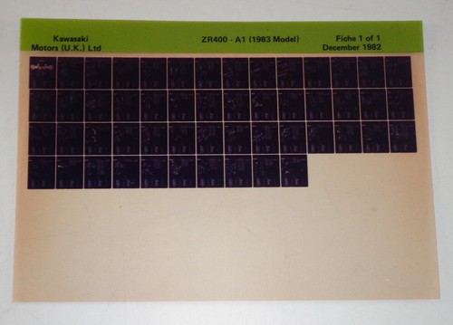Microfiche spare parts catalog - microfiche,