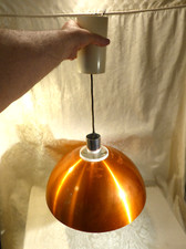 Rise Fall Pendant Light Space Ship Rare 1960s 1970s for Repair
