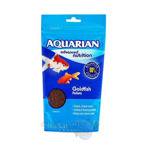 Aquarian goldfish pellet - goldfish,