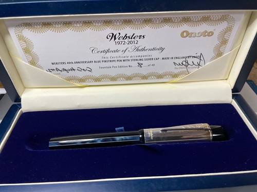 Websters 40th anniversary - 40th, blue