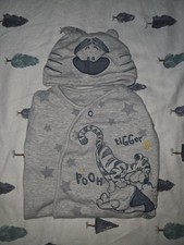 Winnie-the-Pooh Baby Grow With Matching Hat, 0-3 Months, Excellent Condition