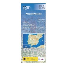Spain map 0872-III