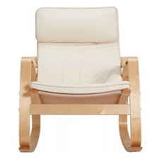 Fabric Rocking Chair Natural