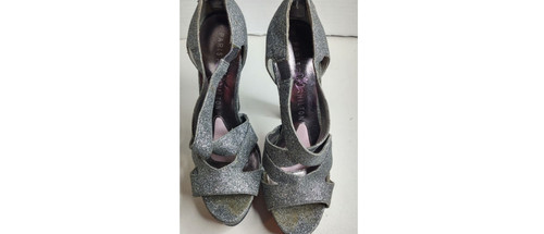 Paris hilton heels silver - paris,