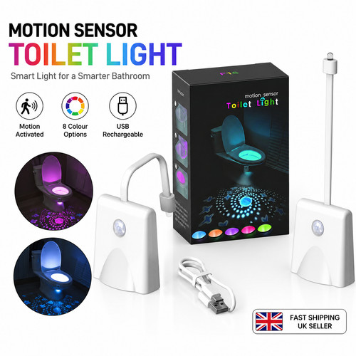 Rechargeable toilet bowl - rechargeable, night