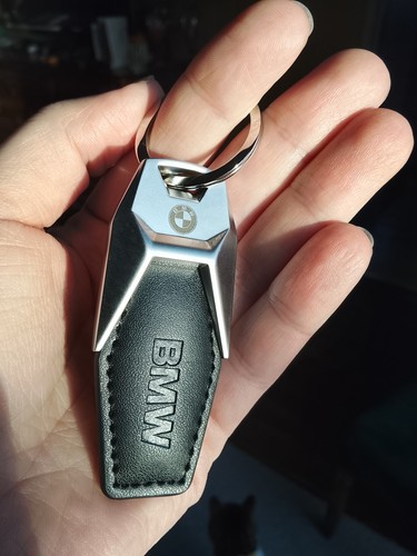 Bmw keyring black and - black, silver