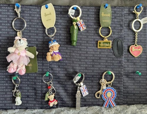 Harrods key ring big - harrods,