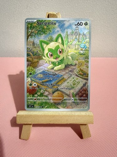 Sprigatito picnic pokemon card - picnic,