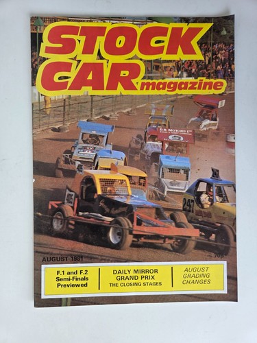 Stock car magazine august - stock,