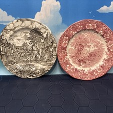 2x Enoch Wedgwood Tunstall Old