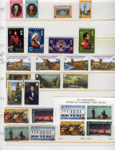 Mint stamps from - 68,