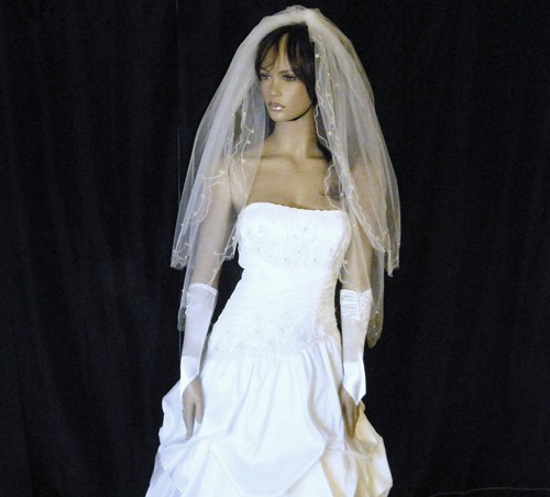 Tier white bridal - 2,
