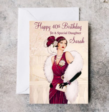 Personalised Art Deco Birthday