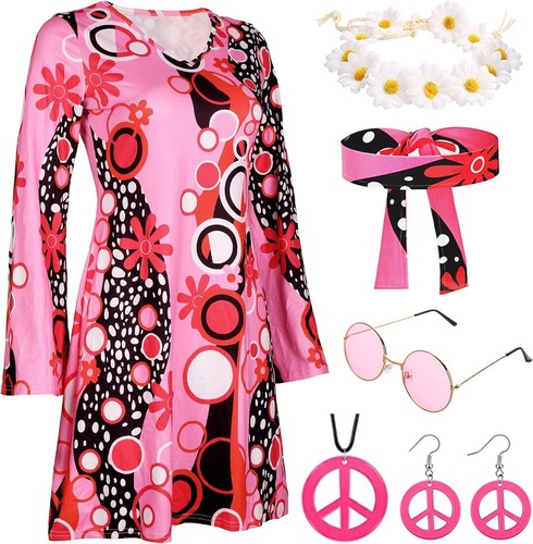 Yadodo 70s fancy dress women - 70s,