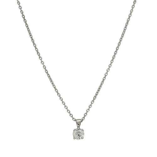 Platinum 45ct diamond - platinum, 0.45ct
