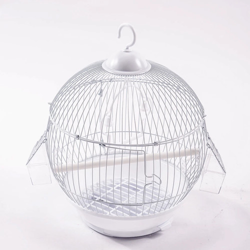 Round hanging bird cage - round, 28cm