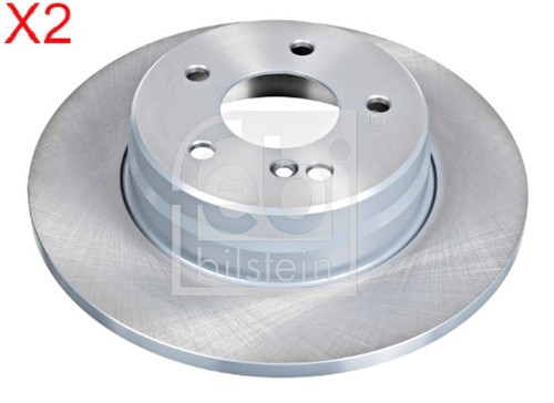 Rear brake disc pcs febi - brake,