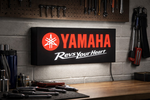 Yamaha led neon - yamaha, wall
