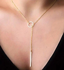 Gold Bar , circle Lariat