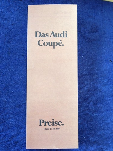 Audi coupe gt5s price list - audi,