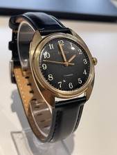 Super Black Dial Vostok 35mm Manual Wind Gentleman's Watch