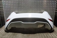 FORD FIESTA MK7 ST180 REAR BUMPER COMPLETE FROZEN WHITE SEE PHOTOS 2013-17 WU17