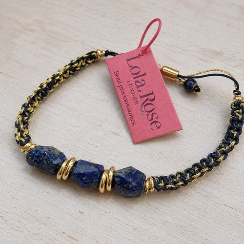 Lola rose lapis lazuli faceted - lapis,