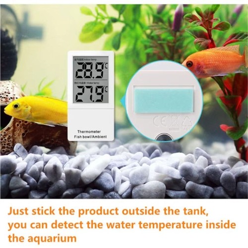 Mini aquarium thermometer - aquarium,