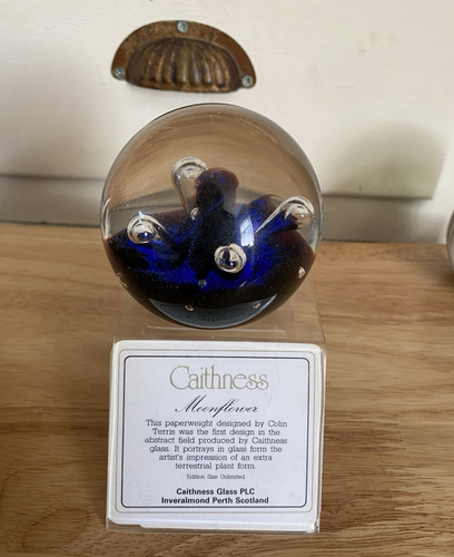 Caithness moonflower art glass - caithness,