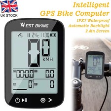 WEST BIKING Smart GPS Bicycle Computer Wireless Cycling Speedometer Waterproof
