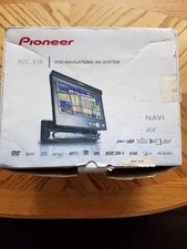 Pioneer AVIC-X1R Car radio  DVD Navigation hideaway unit and cables.