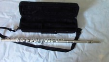 Sonata Straight head silver plated Student Flute with case 15110280