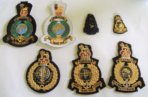 Royal marines globe and - and, laurel