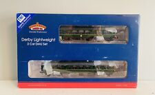 Bachmann ‘OO’ 32-515 Derby Lightweight 2 Car DMU in BR Green SYP TMC Weathered