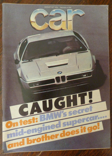 Car magazine august - magazine, 1977