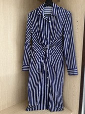 Zara blue and white striped
