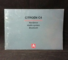 Citroen C4 MK1 (2005 Print) Radio, Navidrive Audio Manual. Free UK Postage.