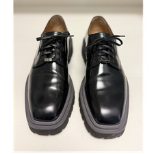 Ferragamo Men's Black Leather