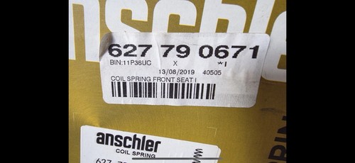 Front coil springs vag - front,