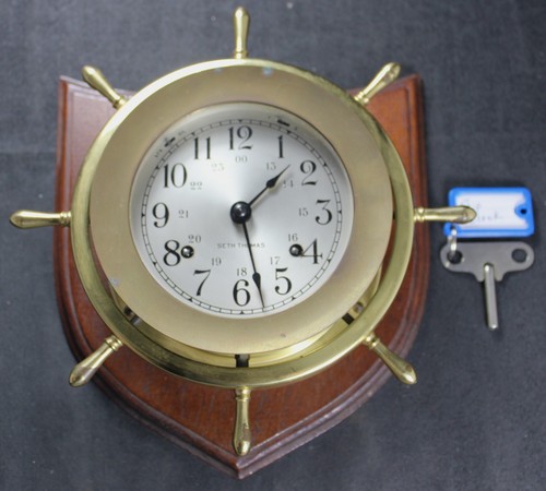Seth thomas ships bell brass - bell,