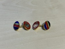 Royal Marines Enamel Cufflinks