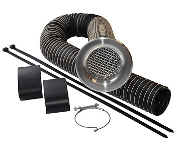 Cold air feed - cold, silver