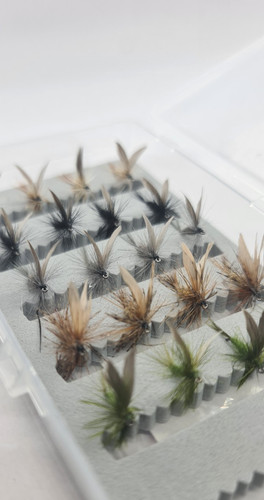 Barbless hackle winged - barbless,